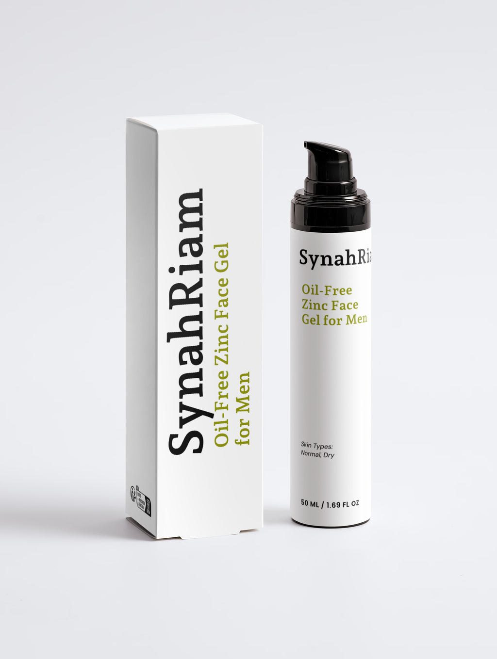 Oil-Free Zinc Face Gel for Men